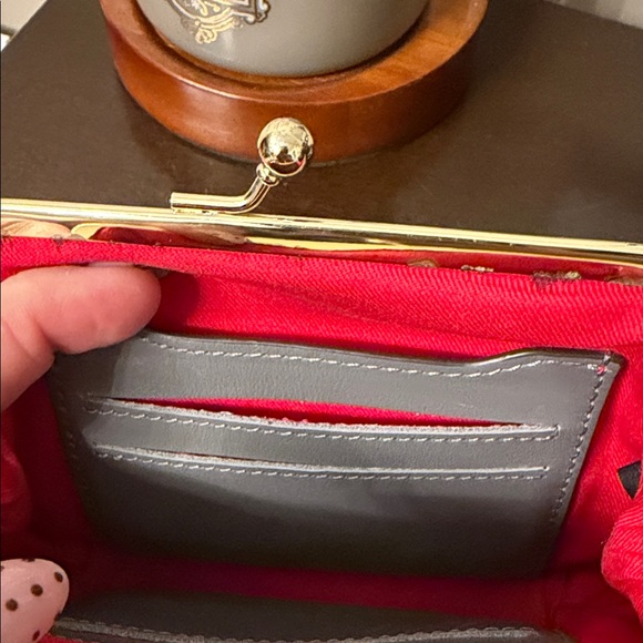 Dooney & Bourke Gray Clutch change purse wallet - Picture 13 of 16